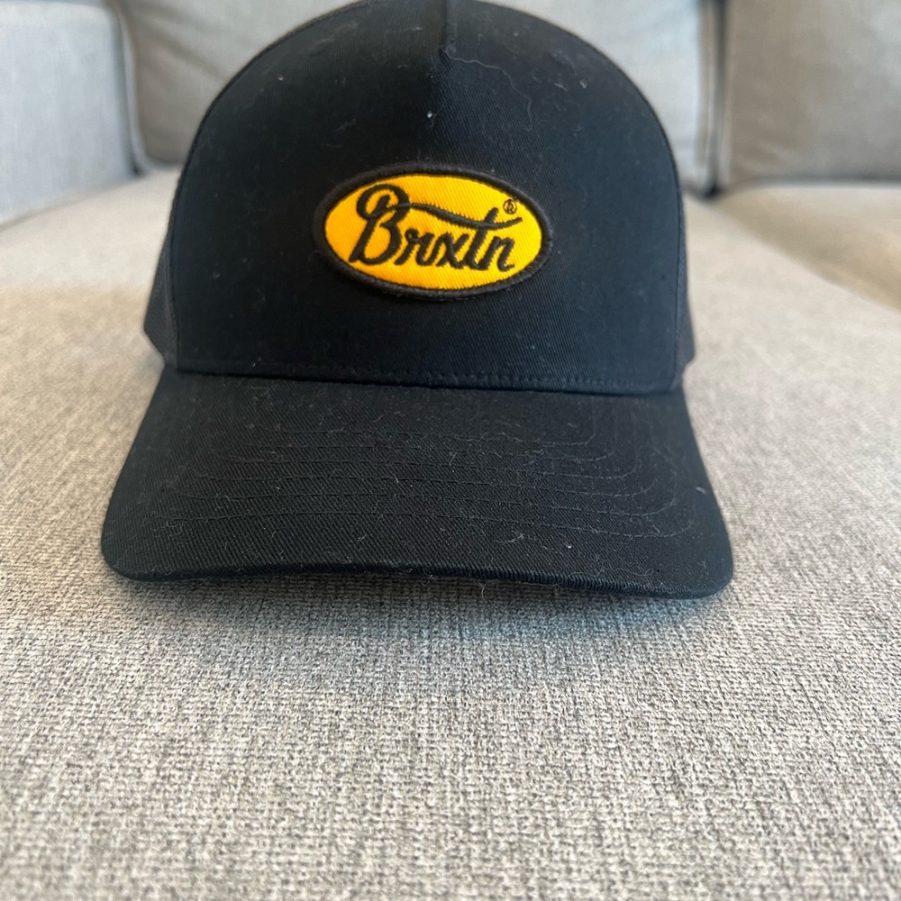 Brixton Black and White Mesh Cap